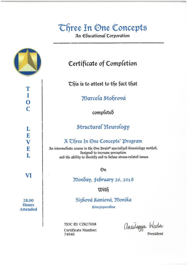 Certifikát 7