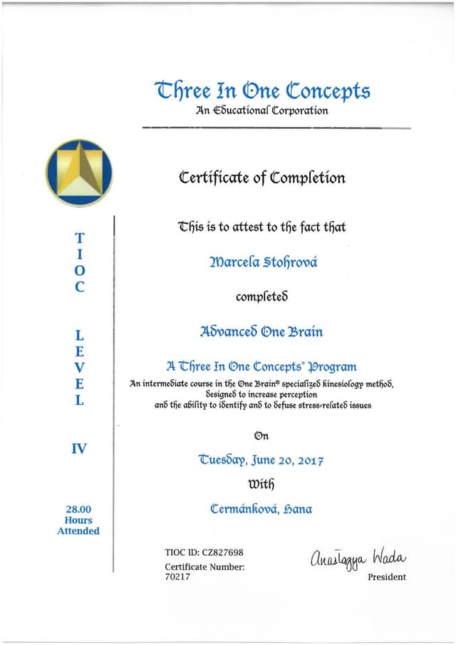 Certifikát 9