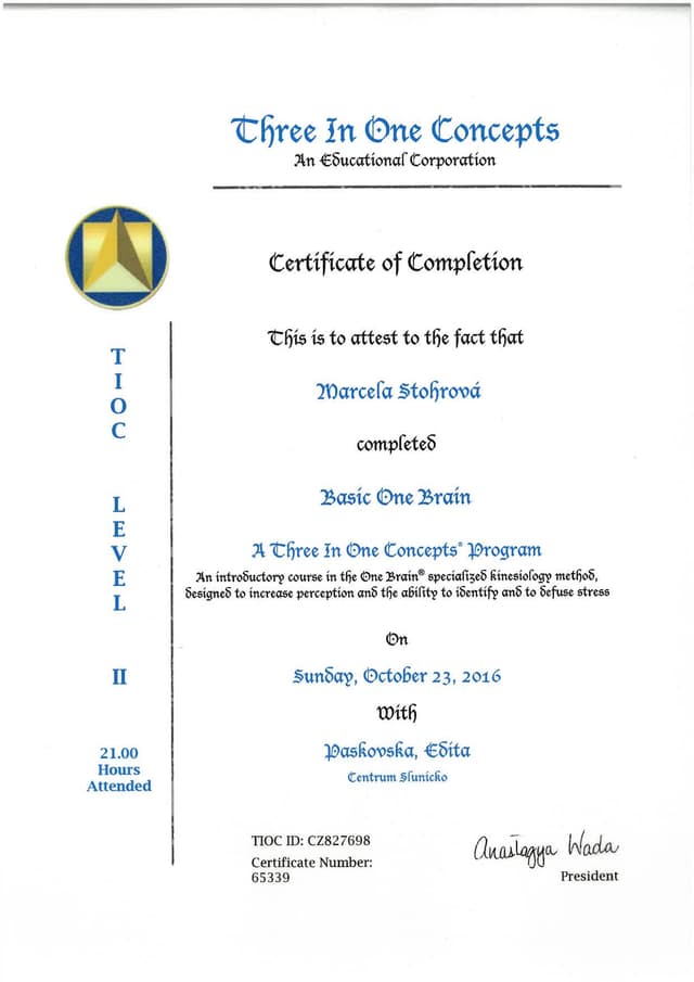 Certifikát 12