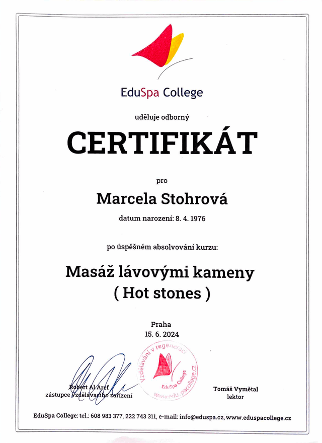 Certifikát 16