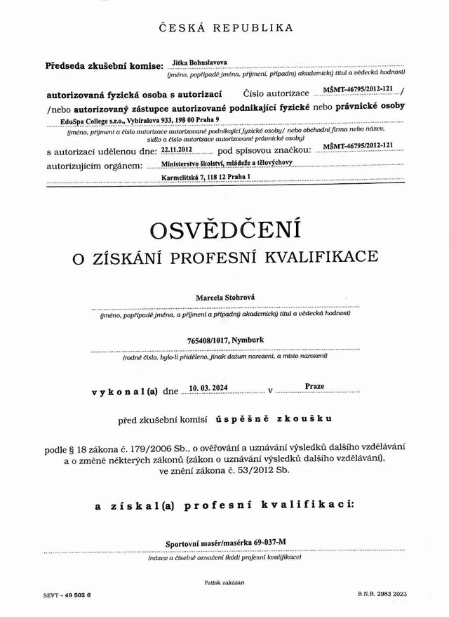 Certifikát 17