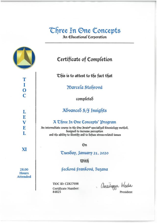 Certifikát 23