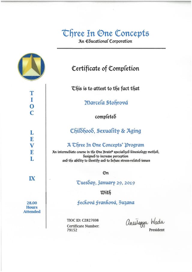 Certifikát 4